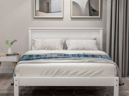 Platform Bed Frame With Headboard