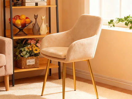 Dining Chair Set For Dining Rooms (Set of 2) - Beige