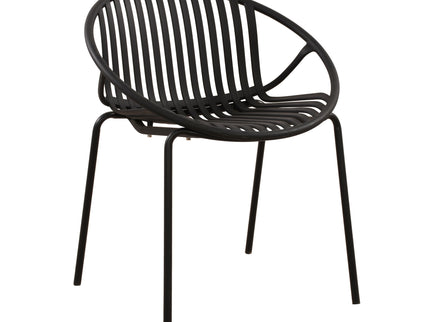 7 Piece Dining Set With Stackable Chairs