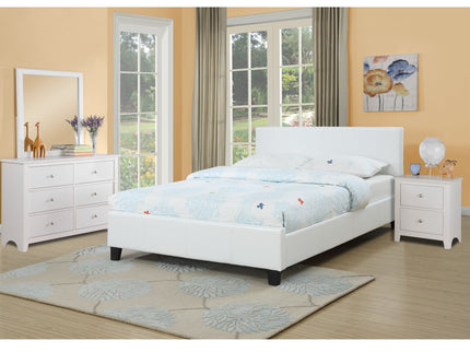 Upholstered Bed With Adjustable Headboard