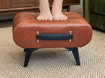 Minimalist Footstool With Hidden Storage