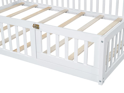 House Platform Bed With Guardrail
