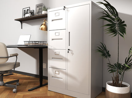 Storage Vertical Filing Cabinet With Lock
