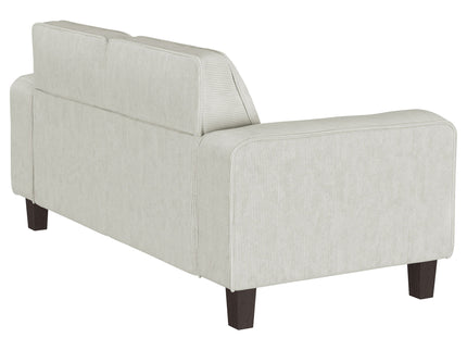 Xana - Track Arm Tufted Loveseat - Greige