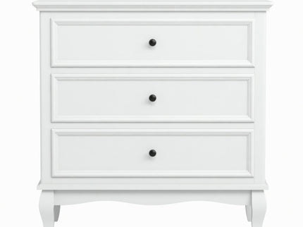 3 Drawer Dresser - White