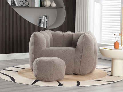 Soft Bean Bag Chair With High Resilient Foam