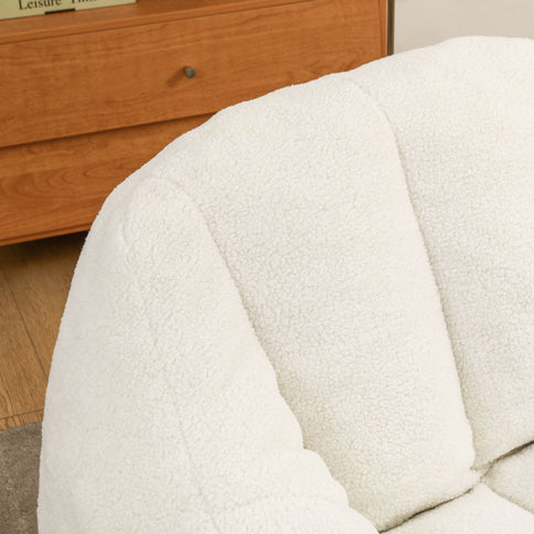 Comfy Bean Bag Chair With Memory Foam Filler, Tufted Soft