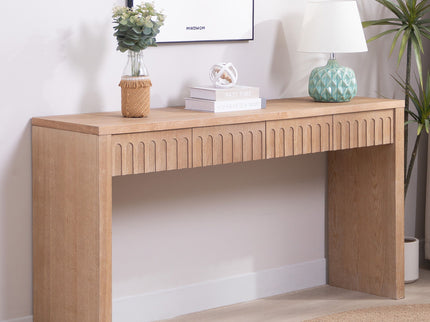 Modern Console Table With 4 Drawers, Entryway Table