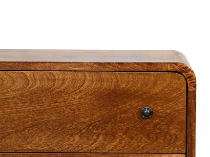 3 Drawer Mini Curved Chest