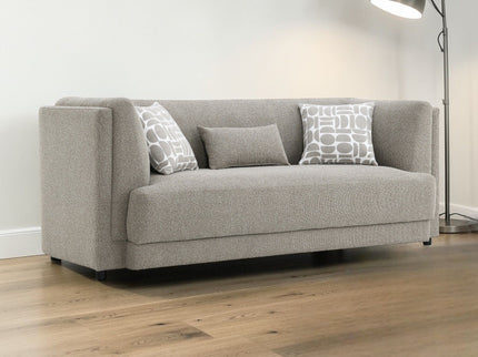 Glenda - Sofa With 3 Pillows - Gray