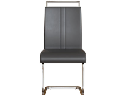 Modern Dining Chairs With Padded Seat, High Back