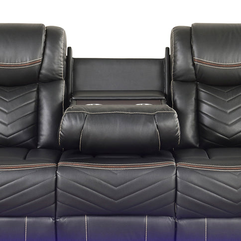 Challenger - LED Power Recliner Sofa