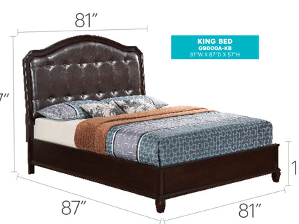 Bed With Transitional Design
