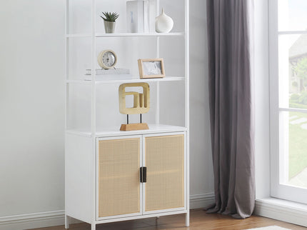 Kenneth - 3 Shelf Radio Weave Accent Cabinet