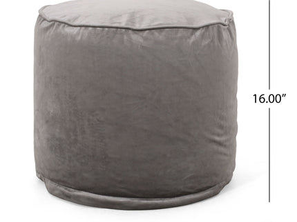 Shimon - Cylinder Pouf Ottoman And Floor Cushion