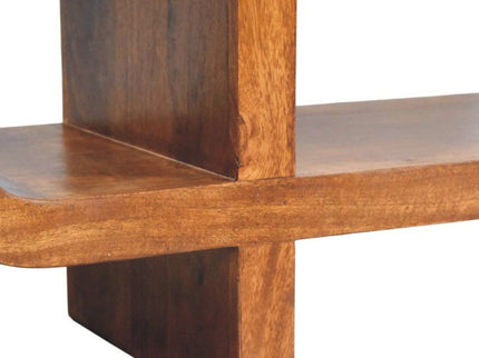 Orion - Curved Media Unit - Brown