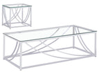 Pearl Silver / 2 Pc. Coffee Table, End Table