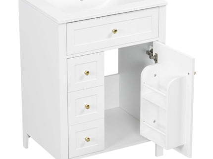 Modern Black Bathroom Vanity With Sink
