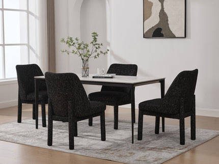 Wide Minimalist Dining Chair