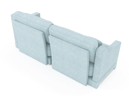 Elegant Sofa With Ergonomic Design And Lumbar Pillows