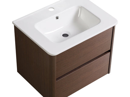 Wall Mounted Floating Bathroom Vanity With Sink And Cabinet
