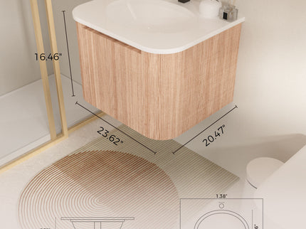 Wall Mounted Bathroom Vanity With Sink