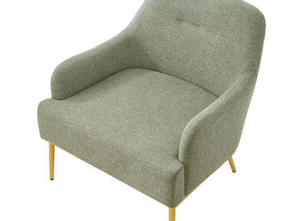 Modern Elegance Accent Chair With Curved Backrest