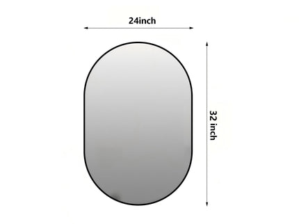 Modern Framed Bathroom Vanity Mirror