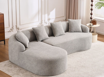 Combined Sofa With 4 Pillows