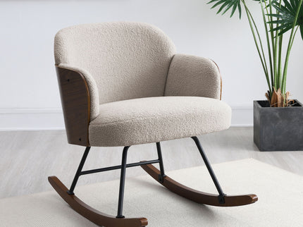 Valera - Upholstered Mid Back Rocking Chair