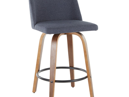 Toriano - Mid Century Modern, Counter Stool (Set of 2)