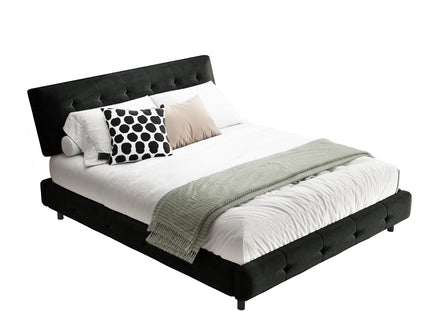 Tufted Headboard With Extra-Large Ultra-Soft Cloud Pillow Design