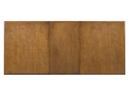 Rectangular Dining Table With Framed Top And Turned Legs - Natural