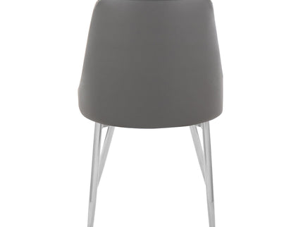 Marche - Contemporary Dining Chair With Metal Legs (Set of 2)