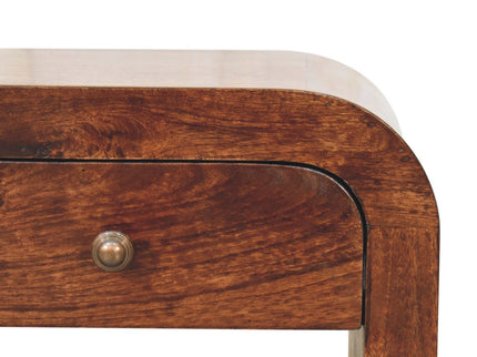 Disc Nightstand - Walnut