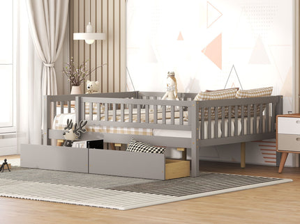 Multifunctional Wooden Daybed Bed