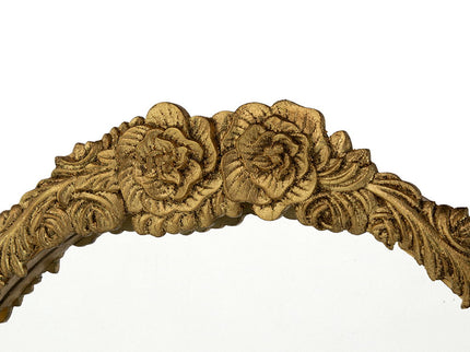 Wood Floor Mirror, Full Body Mirror Dressing Make Up Mirror For Bathroom