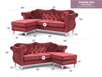 Hollywood - Sofa Chaise