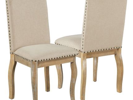 Upholstered Dining Chairs With Nailhead (Set of 2)