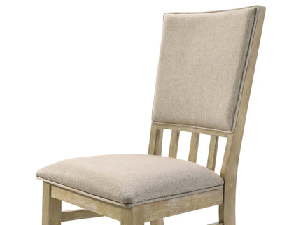 Brutus - Wide Dining Chair (Set of 2) - Reclaimed Wheat