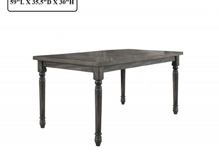 Rectangular Dining Table - Gray
