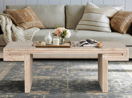 American Vintage Industrial Coffee Table, Double Tier Design