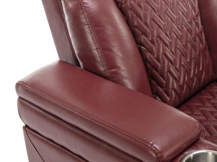 270 Degree Swivel Power Recliner With Tray Table, Phone Holder, Cup Holder, USB Port