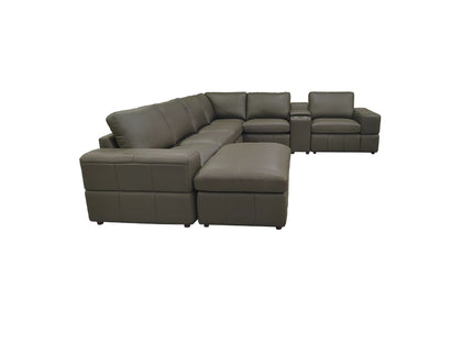 Modular Sectional With Large Square Arms, Custom Configuration