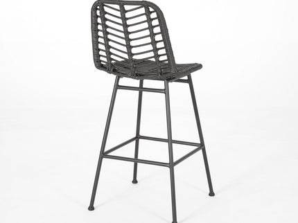 Sawtelle - Outdoor Wicker Barstools (Set of 2)