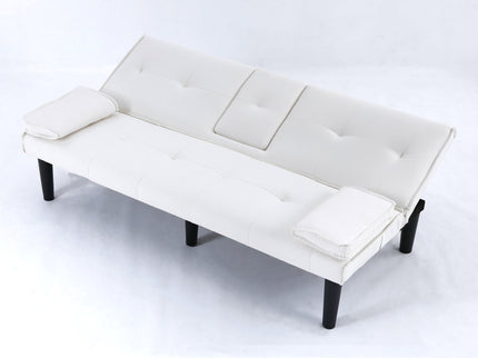 Sofa Bed With Foldable Design And Cup Holder