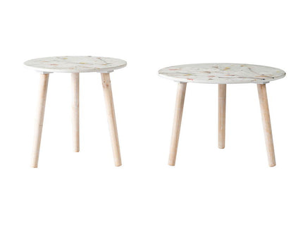 Nature-Inspired Side Tables (Set of 2)
