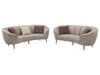 Beige / 2 Pc. Sofa, Loveseat