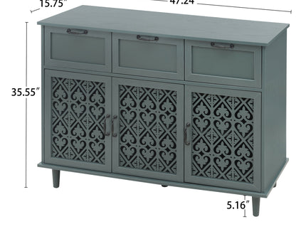 3 Door 3 Drawer Elegant Cabinet