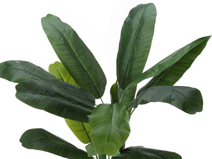 55" Tall, Artificial Plant, Banana Tree, Indoor, Faux, Fake, Floor, Greenery, Potted, Real Touch, Decorative - Green / Black